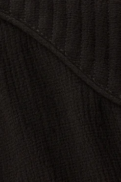Ba&Sh ALANA robe courte cache-coeur NOIR Best