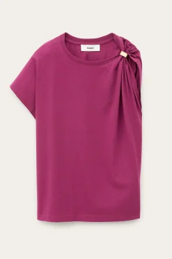 Ba&Sh ALLIA t-shirt manches courtes VIOLET Clearance