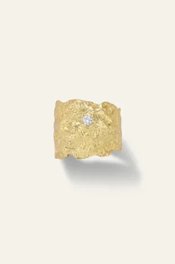 Ba&Sh ANAE bague zircon DORE