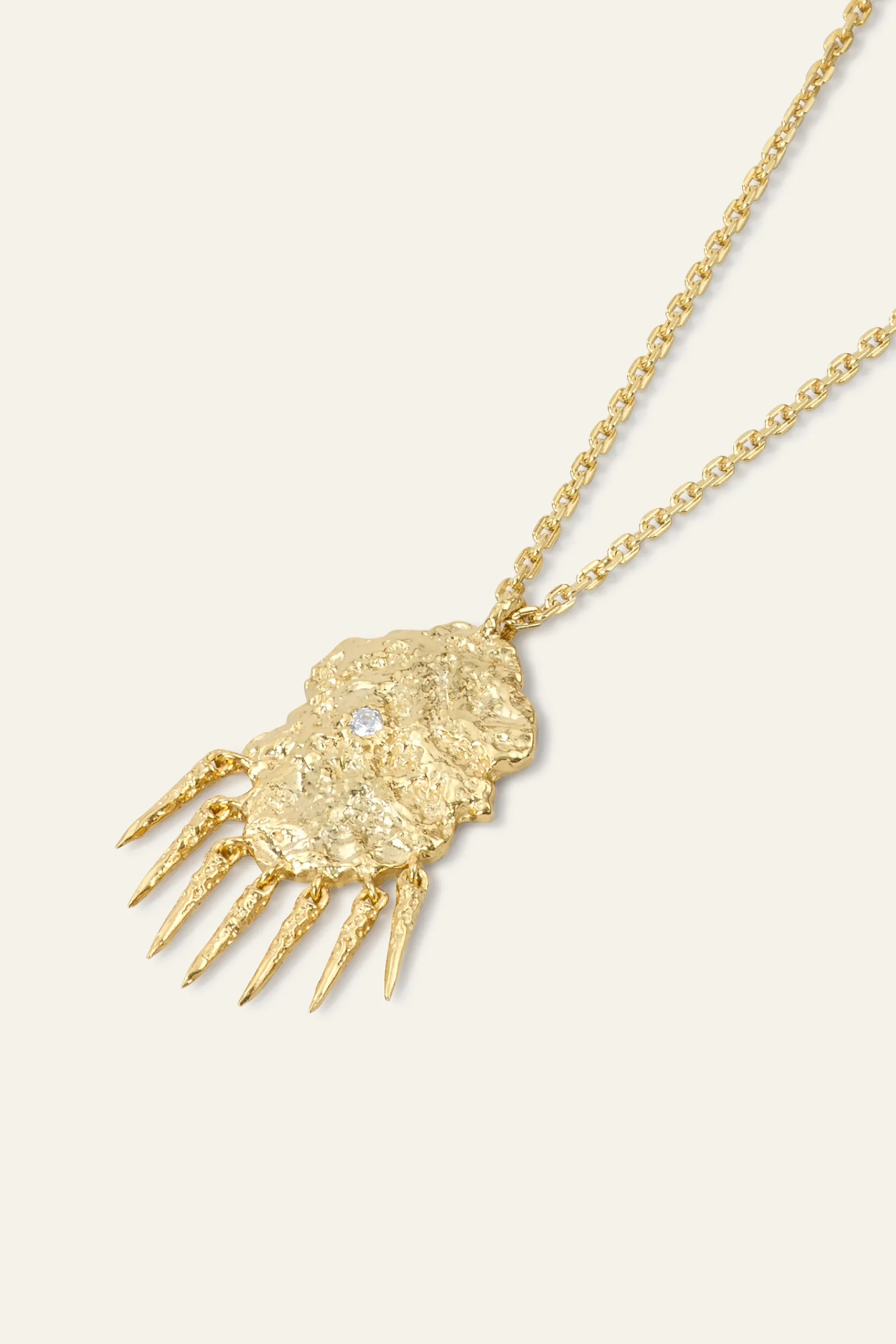 Ba&Sh ANOUCHKA collier pendentif zircon DORE Sale
