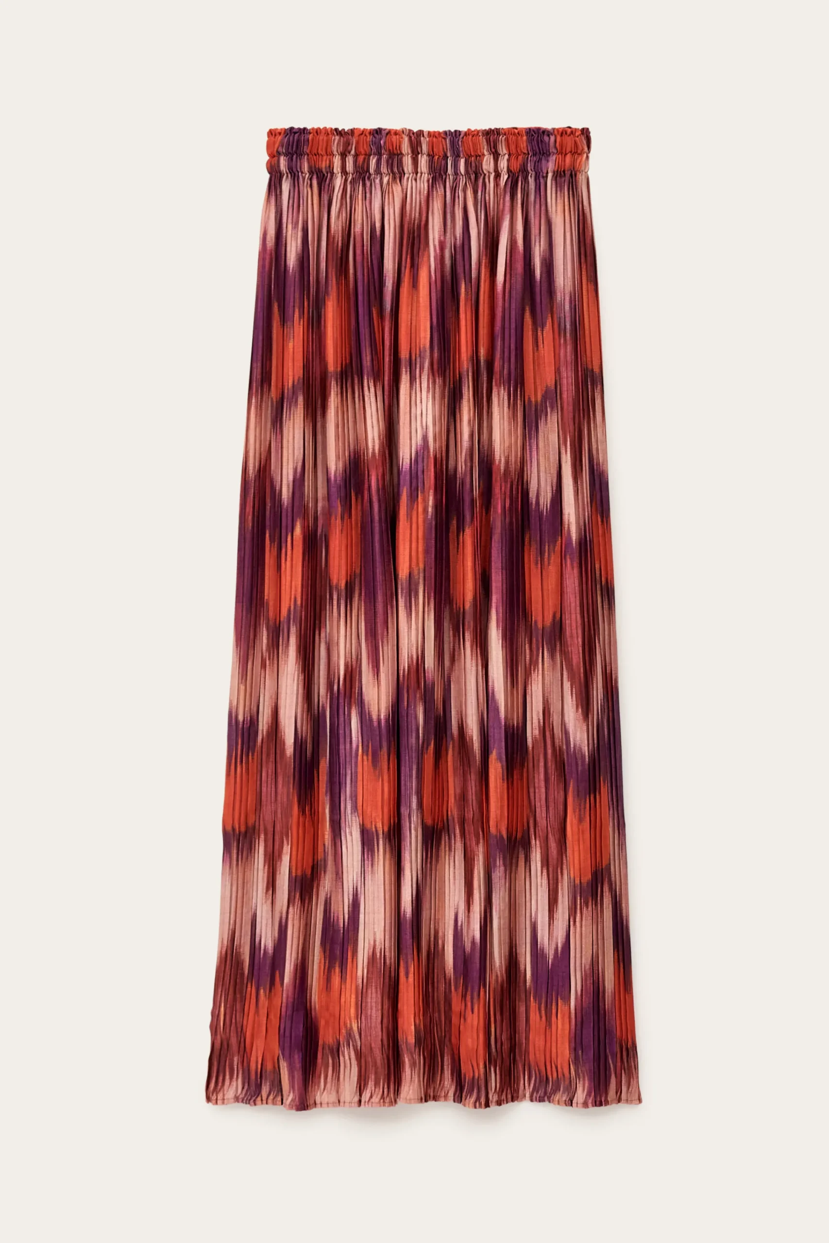 Ba&Sh ARIETTE jupe midi plissée ORANGE Clearance