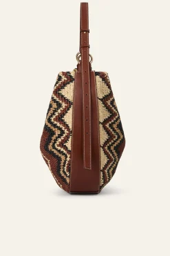 Ba&Sh ARYA sac hobo raphia NOIR New