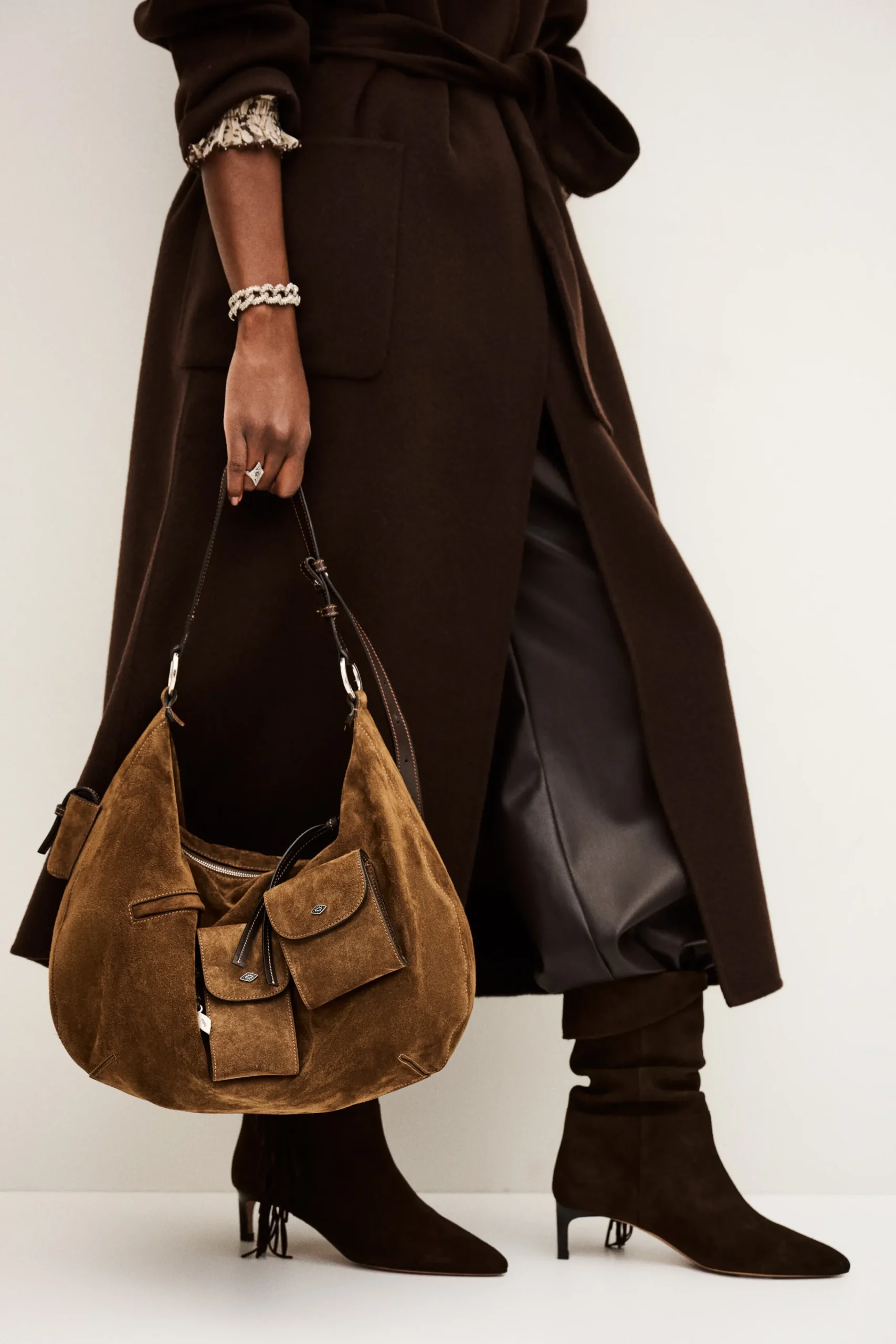 Ba&Sh ARYA sac multipoche MARRON Hot