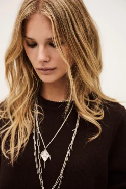 Ba&Sh ATES robe pull maille MARRON Sale