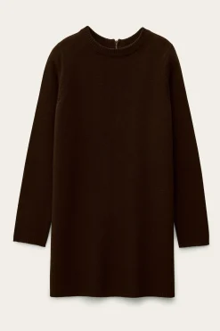 Ba&Sh ATES robe pull maille MARRON Sale