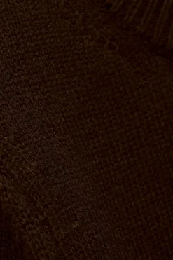 Ba&Sh ATES robe pull maille MARRON Sale