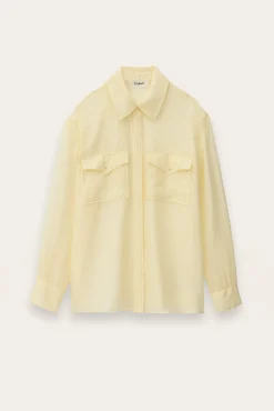 Ba&Sh BAO chemise oversize ample JAUNE New