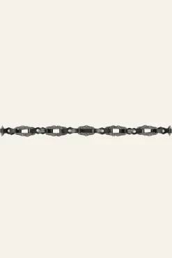 Ba&Sh BAPTISTE ceinture bijoux cuir NOIR