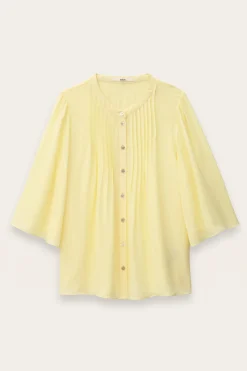 Ba&Sh BARNA chemise fluide JAUNE Outlet