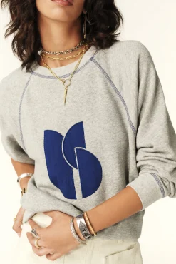Ba&Sh BART sweatshirt loose 45 € GRIS New