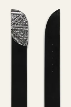 Ba&Sh BEIRA ceinture cuir NOIR Online