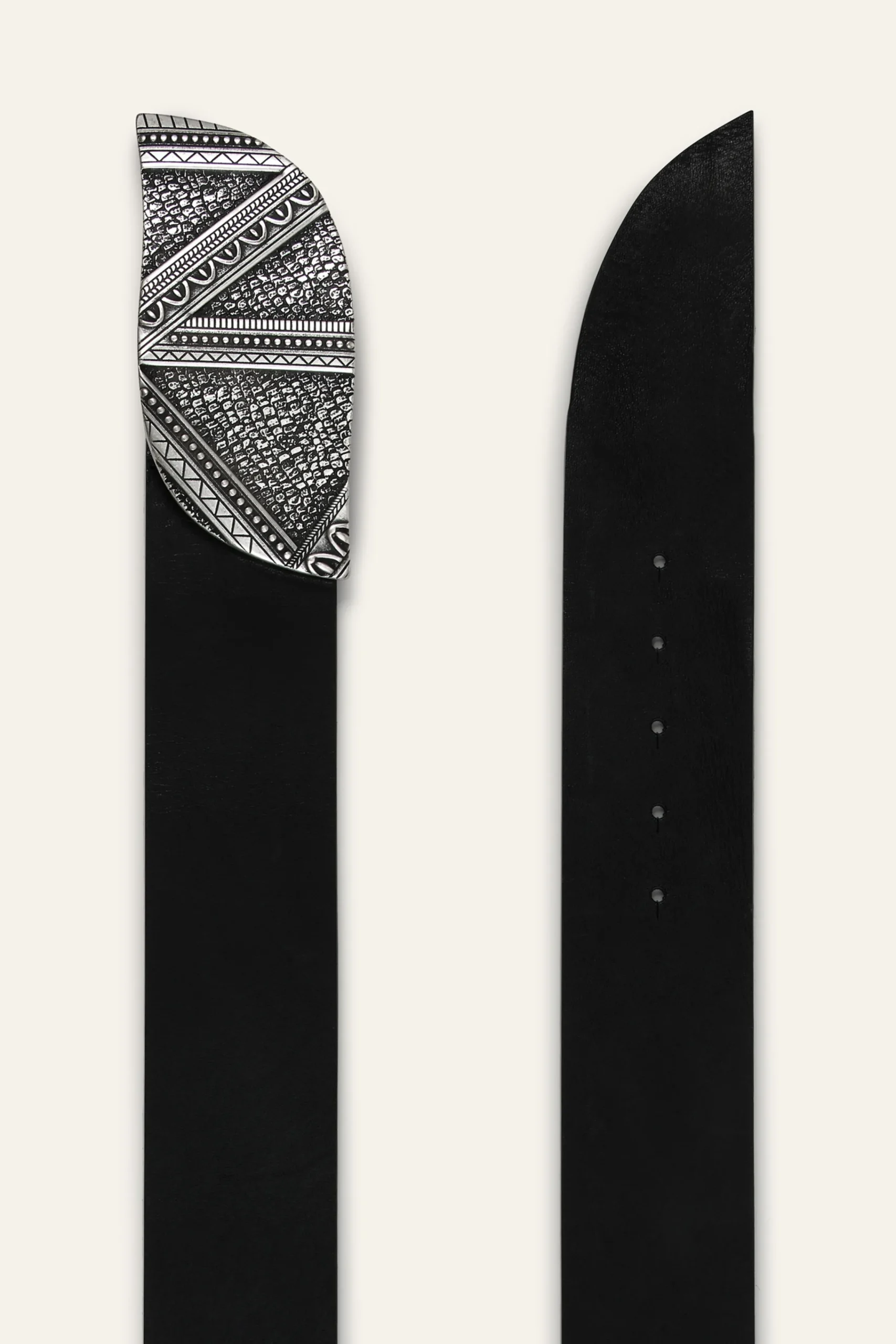 Ba&Sh BEIRA ceinture cuir NOIR Online