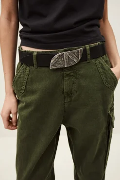 Ba&Sh BEIRA ceinture cuir NOIR Online