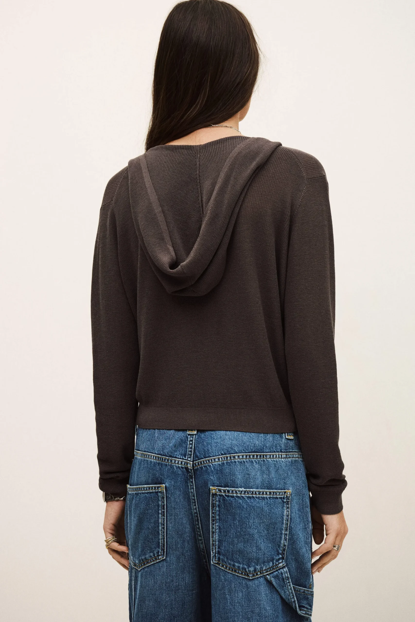 Ba&Sh BELINE pull cache coeur MARRON Hot