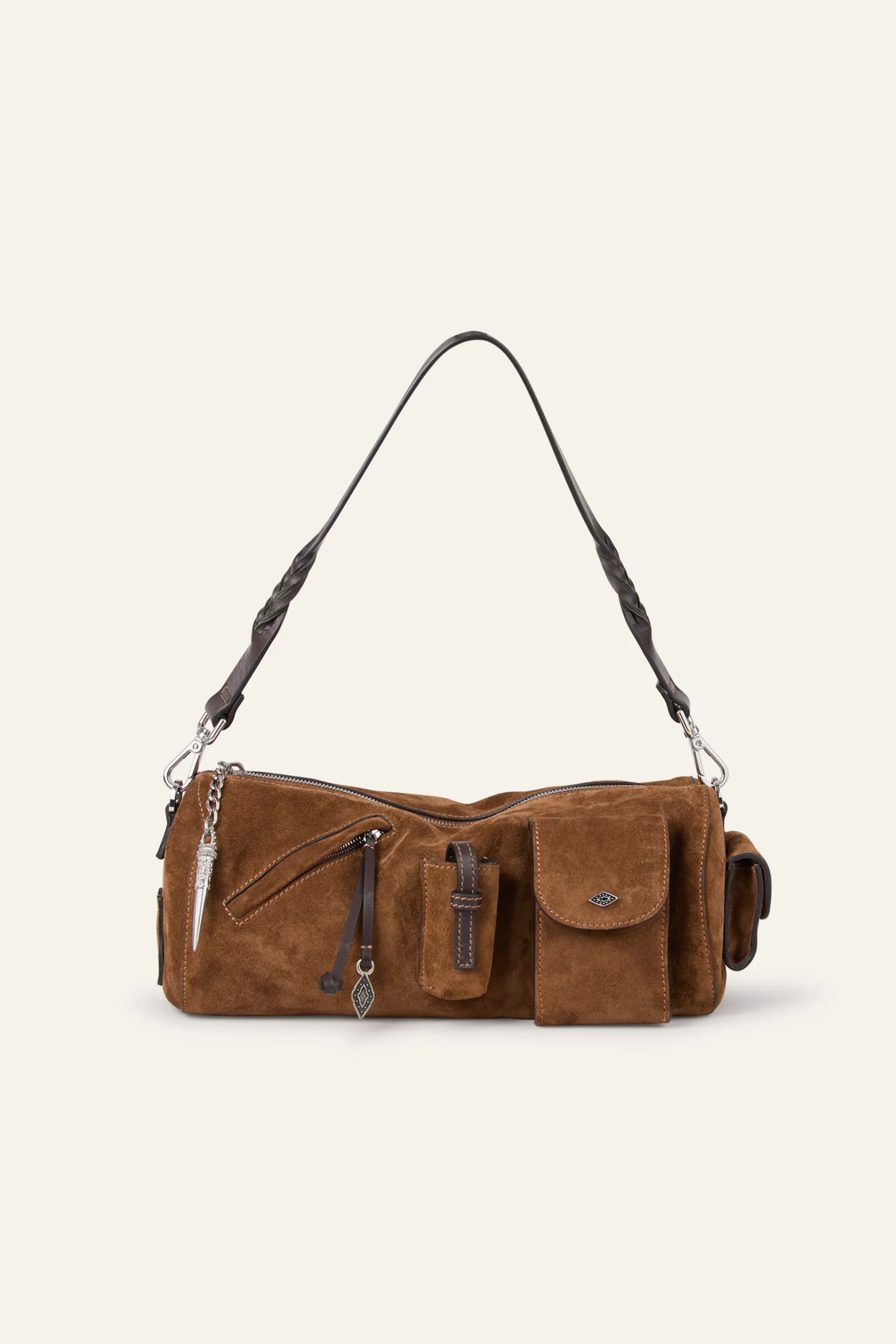 Ba&Sh BENI sac multipoches MARRON Discount