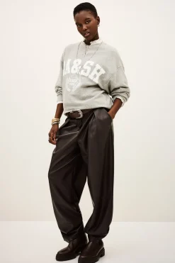 Ba&Sh BENJAMIN sweat bicolore GRIS