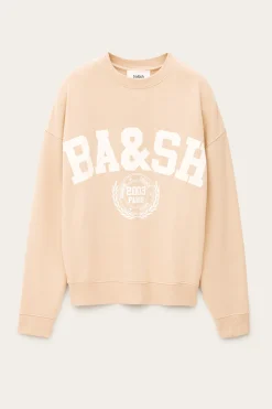 Ba&Sh BENJAMIN sweatshirt coton imprimé BEIGE Best