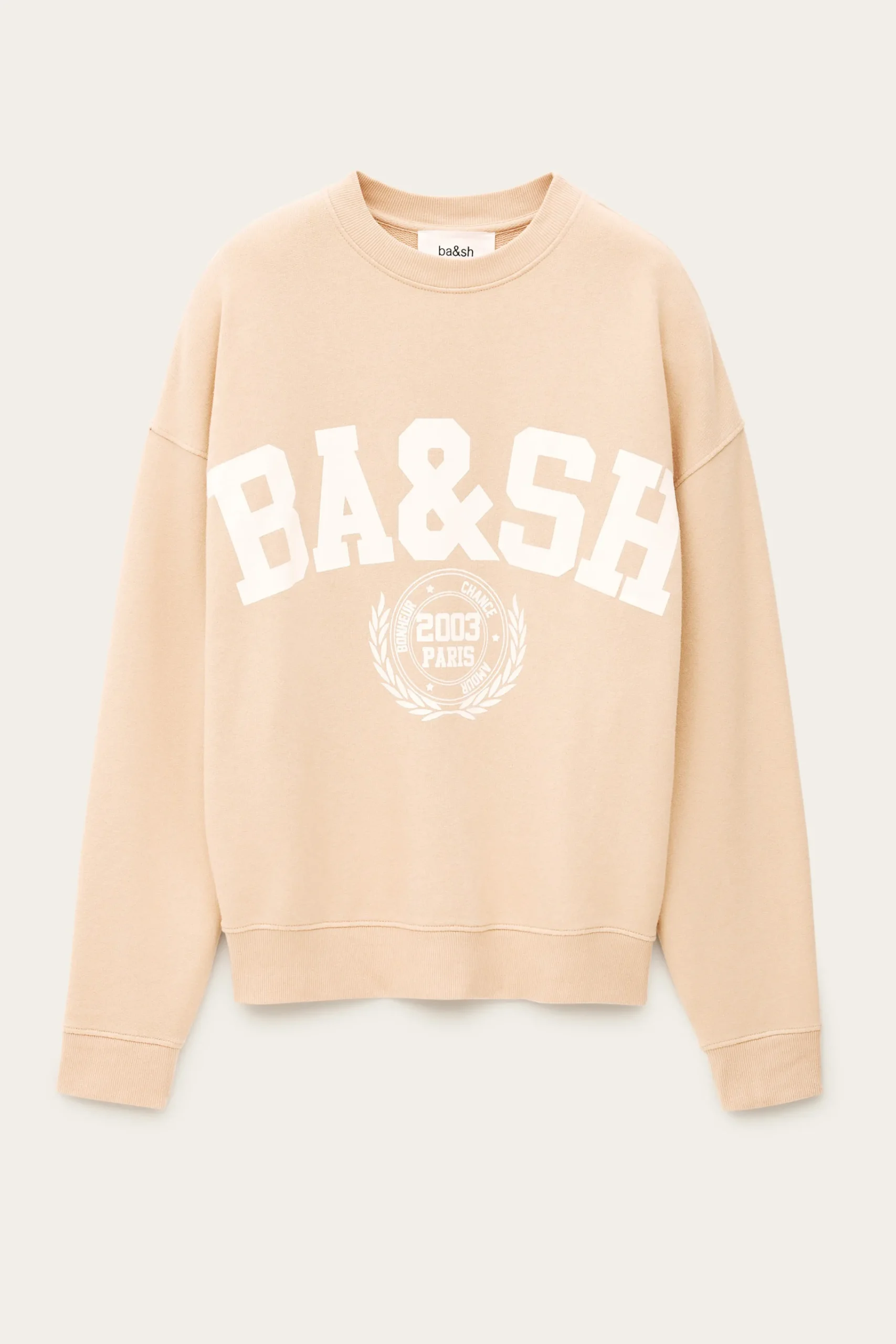 Ba&Sh BENJAMIN sweatshirt coton imprimé BEIGE Best