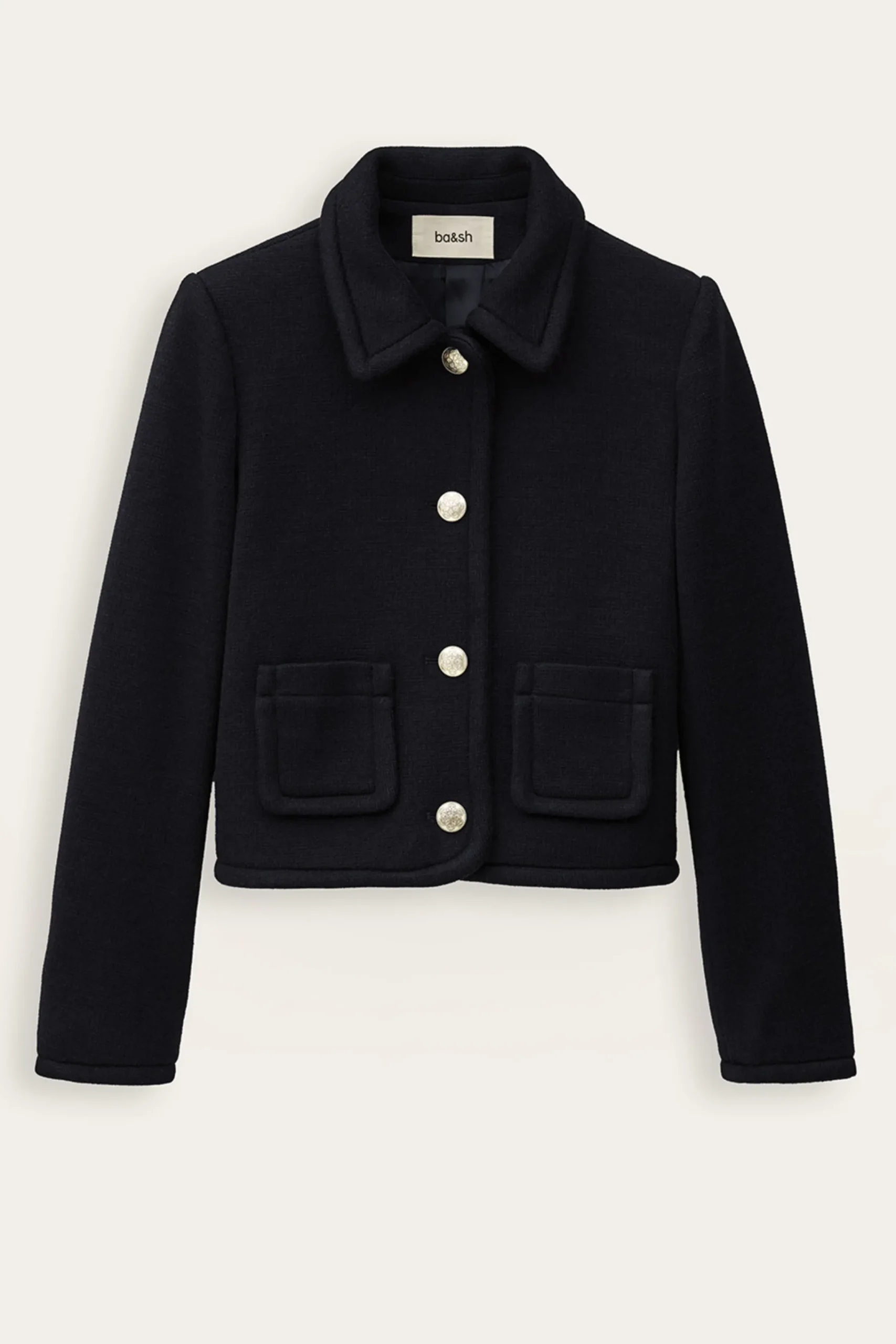 Ba&Sh BERADITH veste courte ajustée BLEU Hot