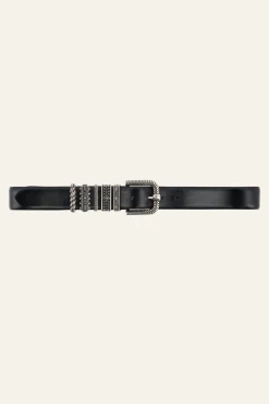 Ba&Sh BERKANE ceinture multiples passants NOIR Clearance