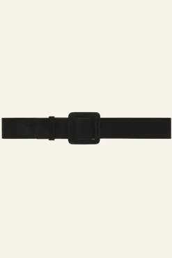 Ba&Sh BETTY ceinture boucle carrée NOIR Discount