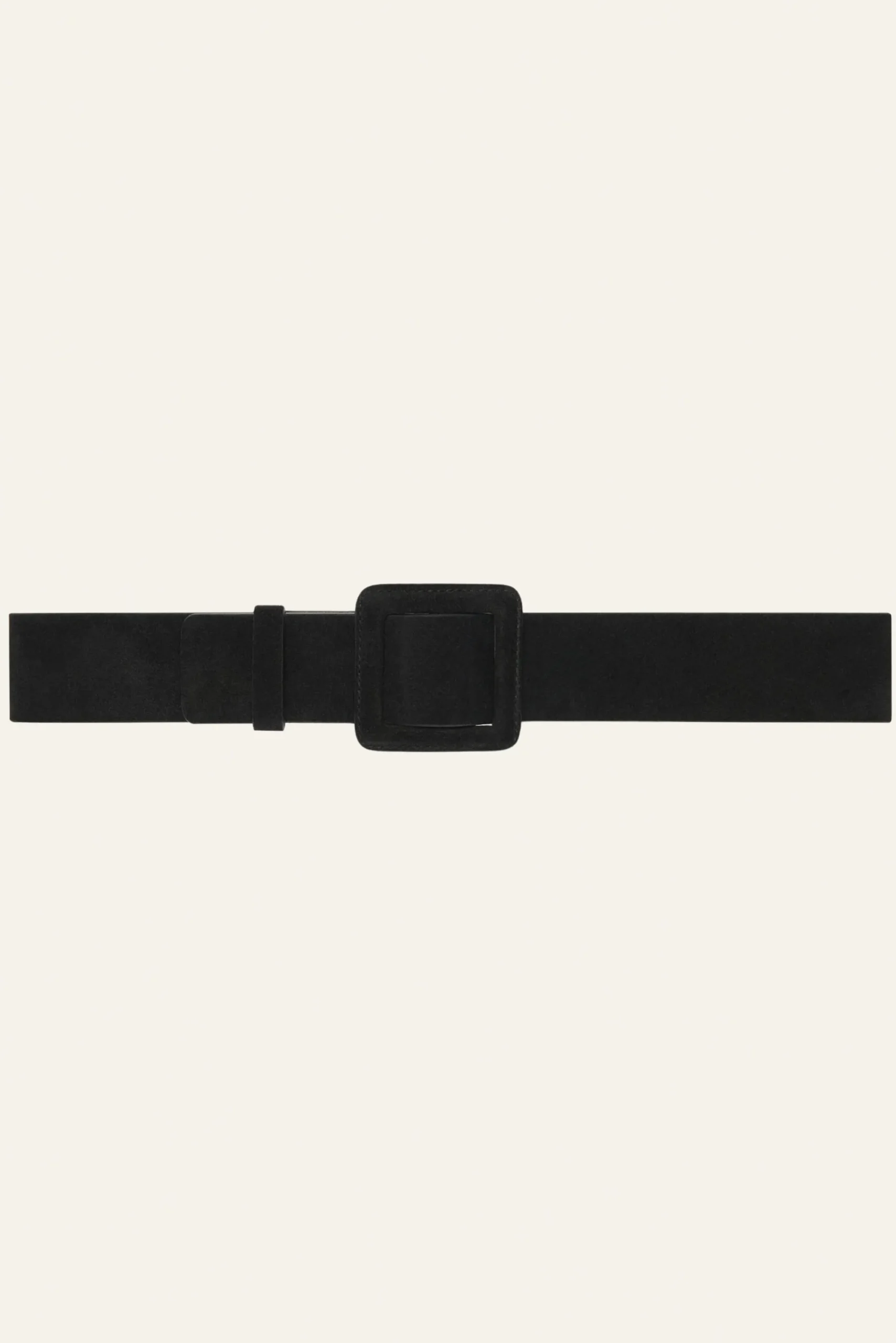 Ba&Sh BETTY ceinture boucle carrée NOIR Discount