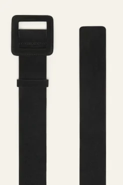 Ba&Sh BETTY ceinture boucle carrée NOIR Discount