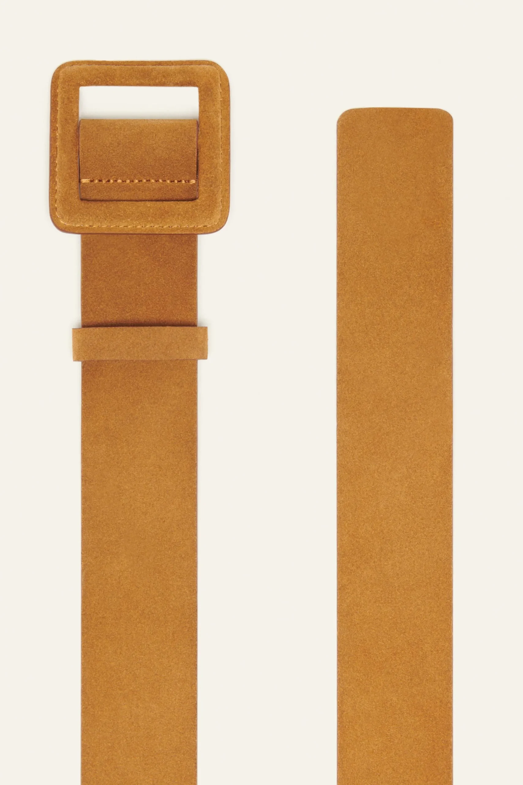 Ba&Sh BETTY ceinture boucle carrée MARRON Hot