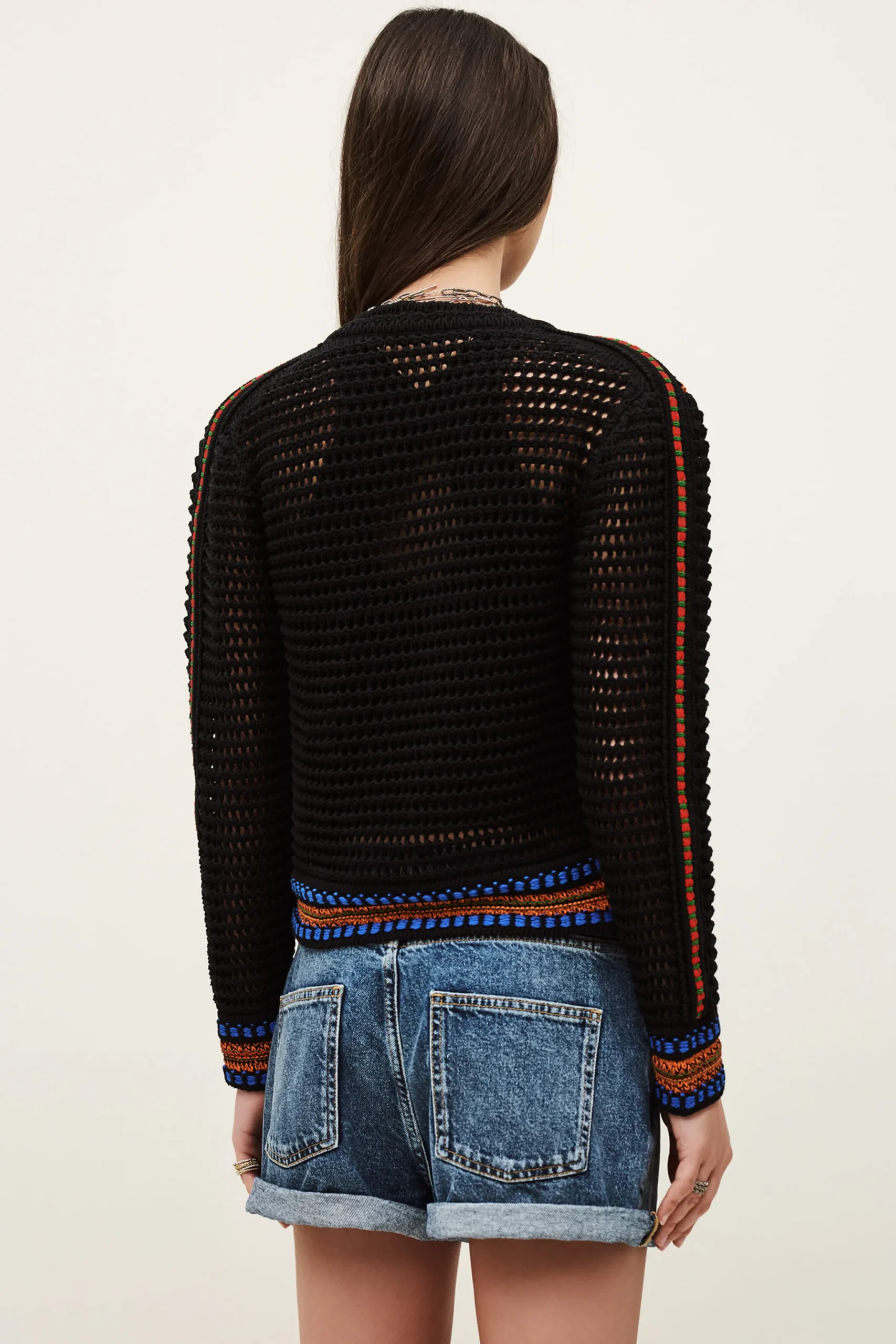 Ba&Sh BIANCA cardigan maille NOIR Sale
