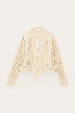 Ba&Sh BIANCA cardigan maille ECRU New