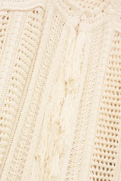 Ba&Sh BIANCA cardigan maille ECRU New