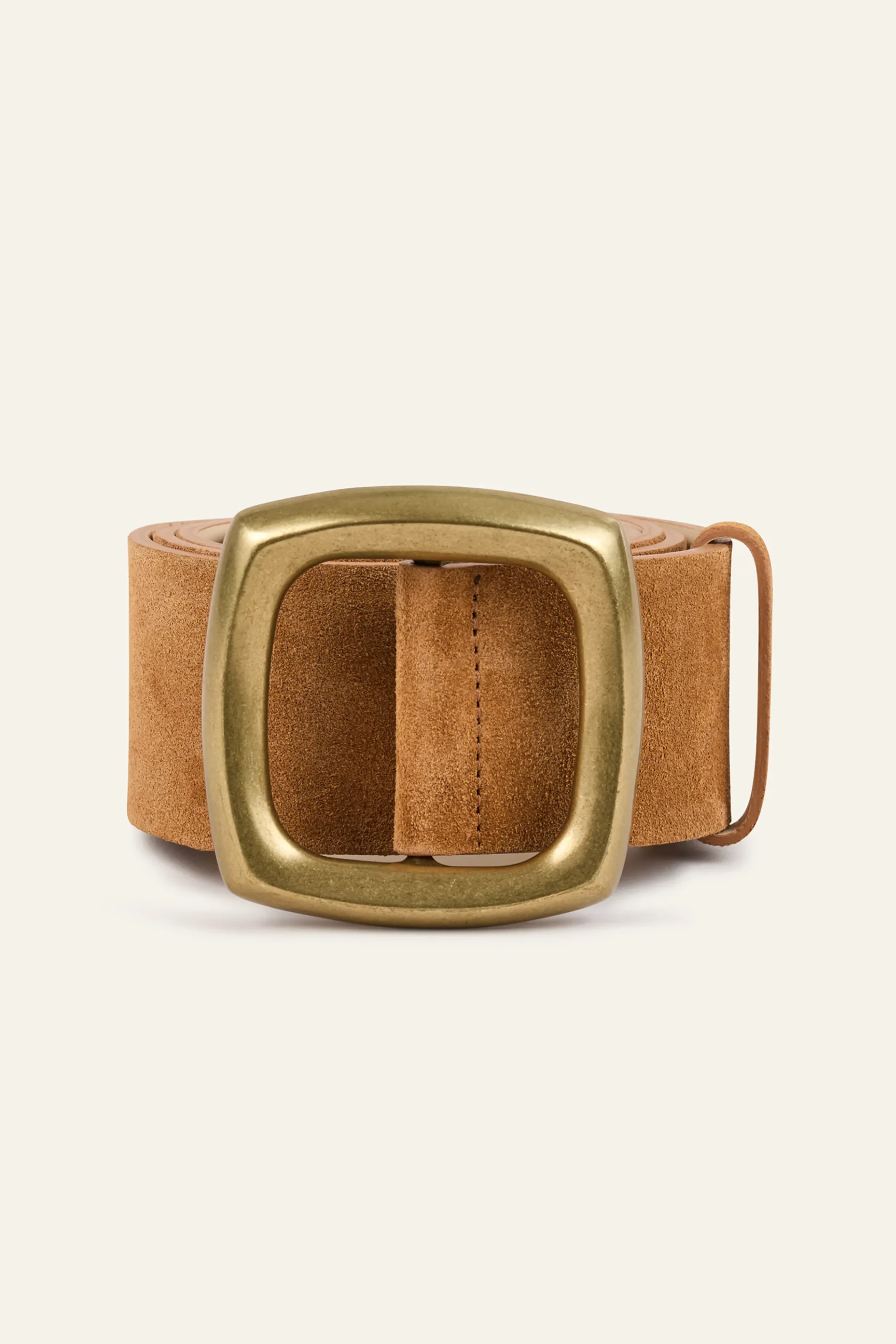 Ba&Sh BIANCA ceinture large MARRON New