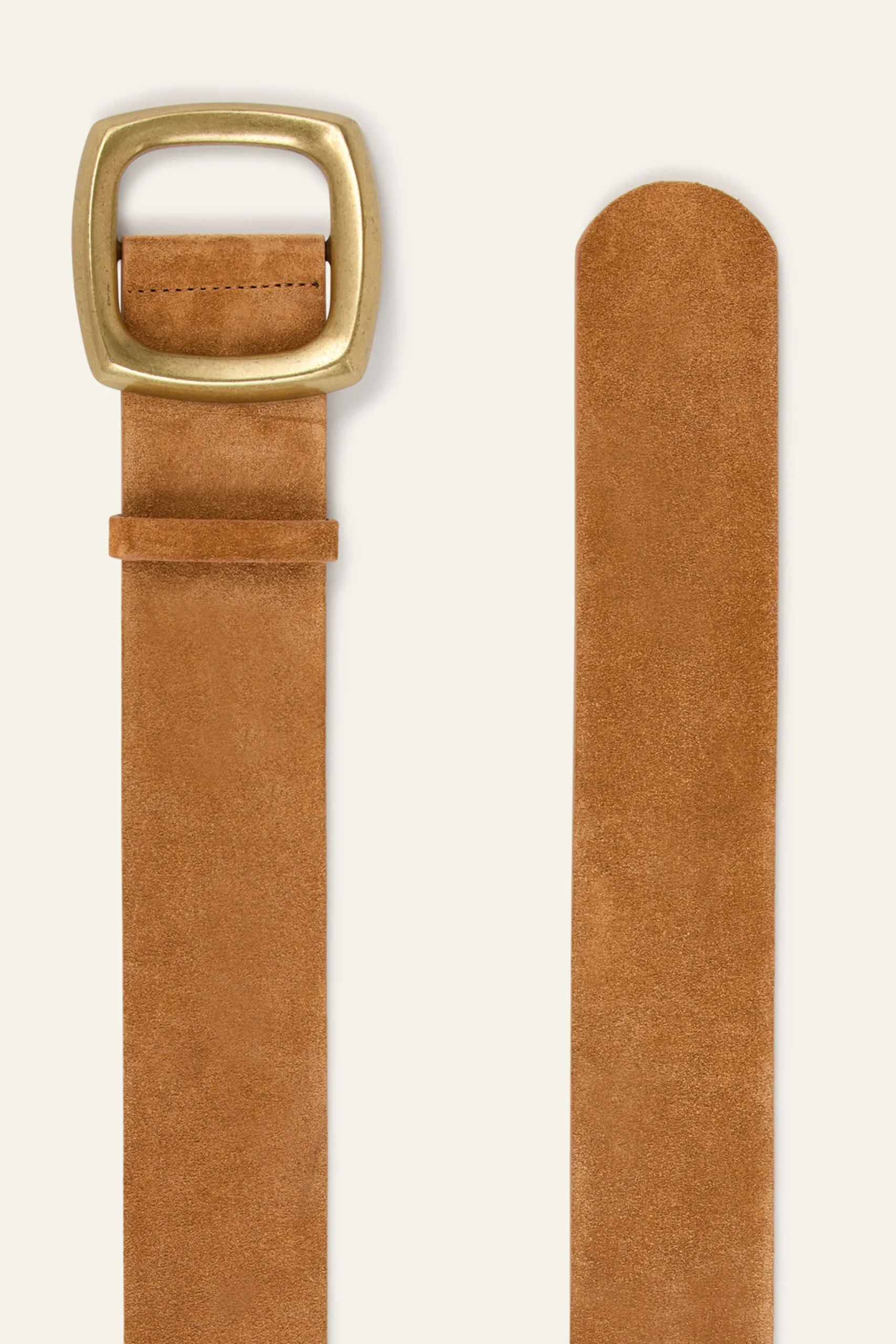 Ba&Sh BIANCA ceinture large MARRON New