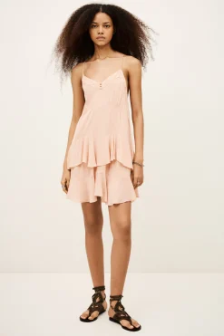 Ba&Sh BILONA robe courte ROSE New