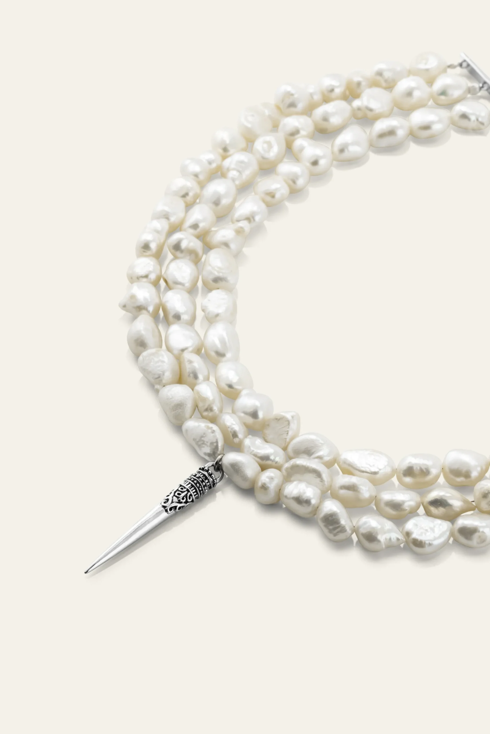 Ba&Sh BLANCA collier de perles GRIS Online