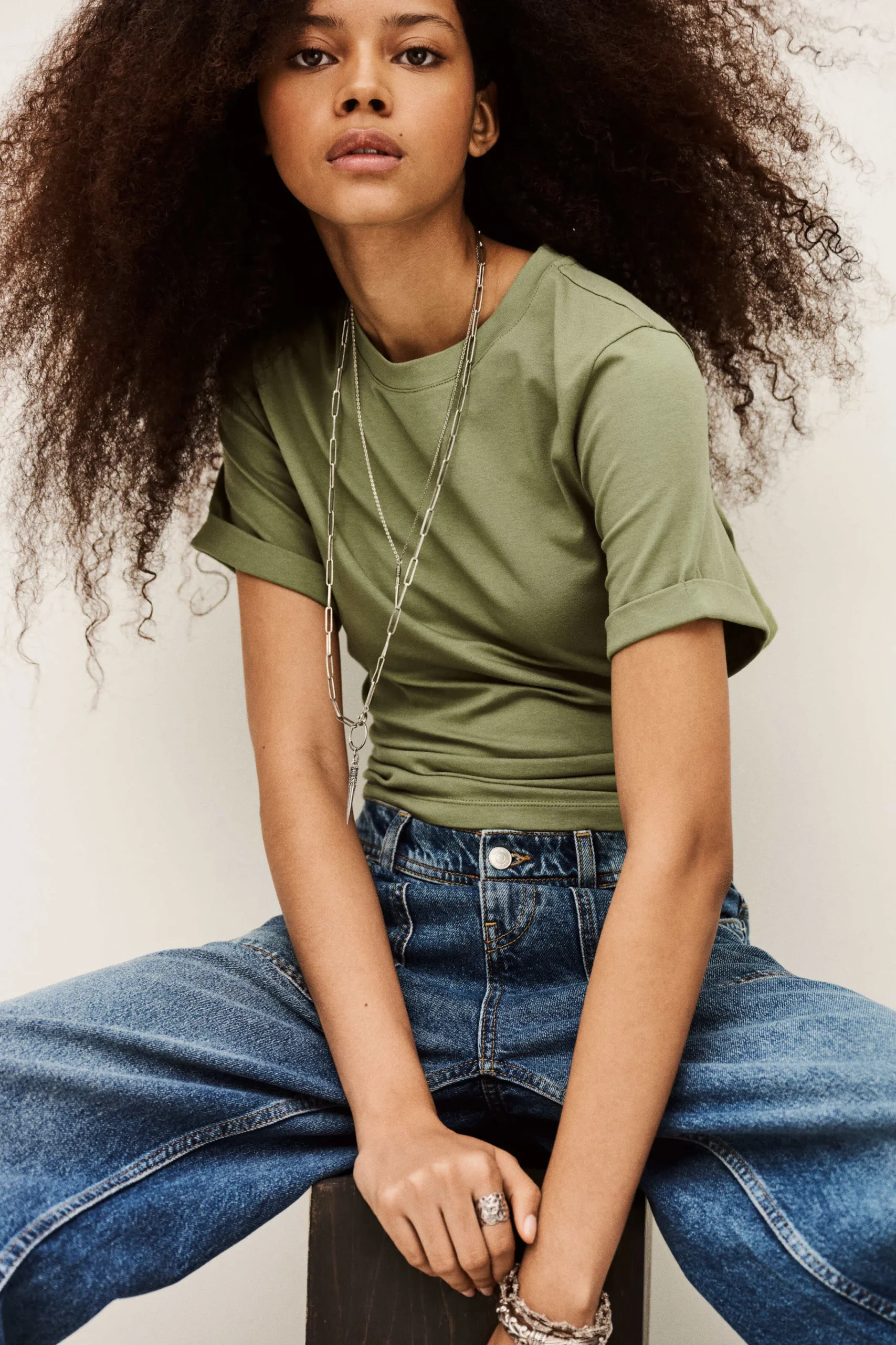 Ba&Sh BLANCA t-shirt manches courtes VERT Sale