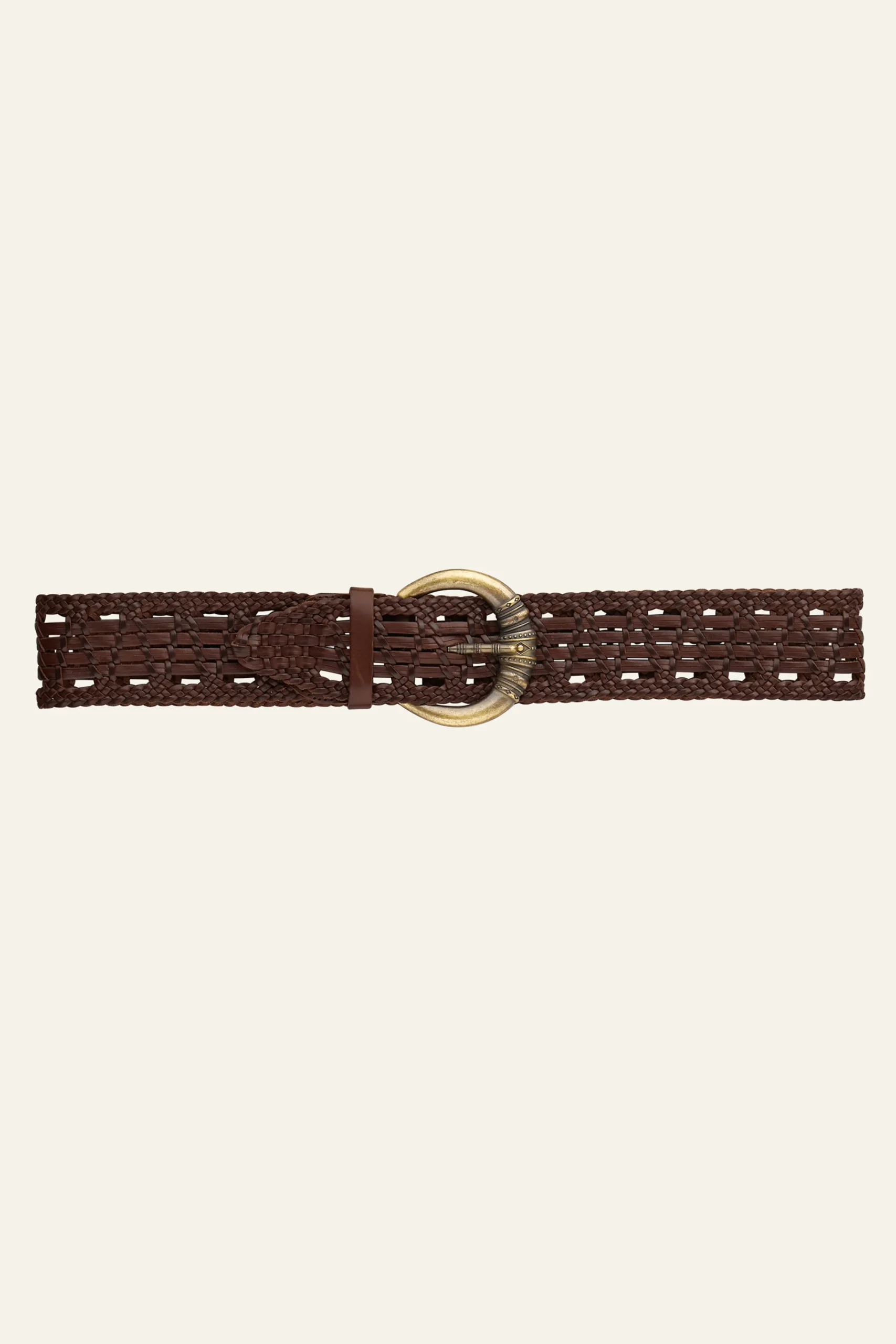 Ba&Sh BLEMENCE ceinture en cuir MARRON Best