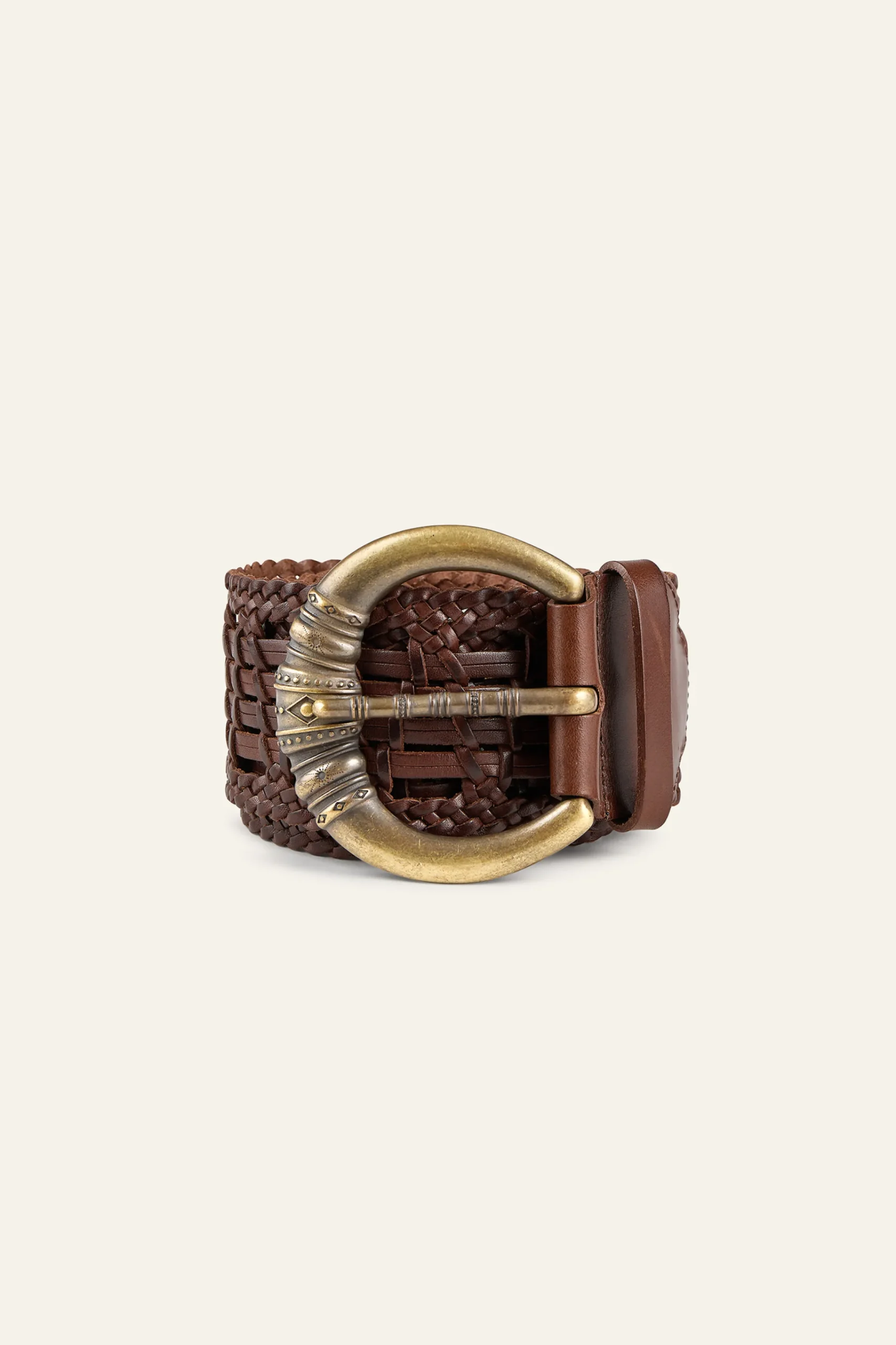Ba&Sh BLEMENCE ceinture en cuir MARRON Best