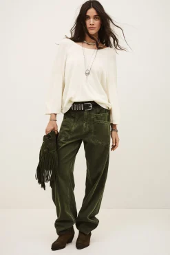 Ba&Sh BRAHA gilet col V ECRU Hot