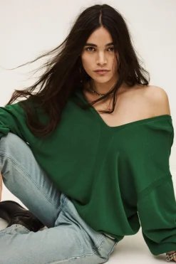 Ba&Sh BRENDA pull col V VERT