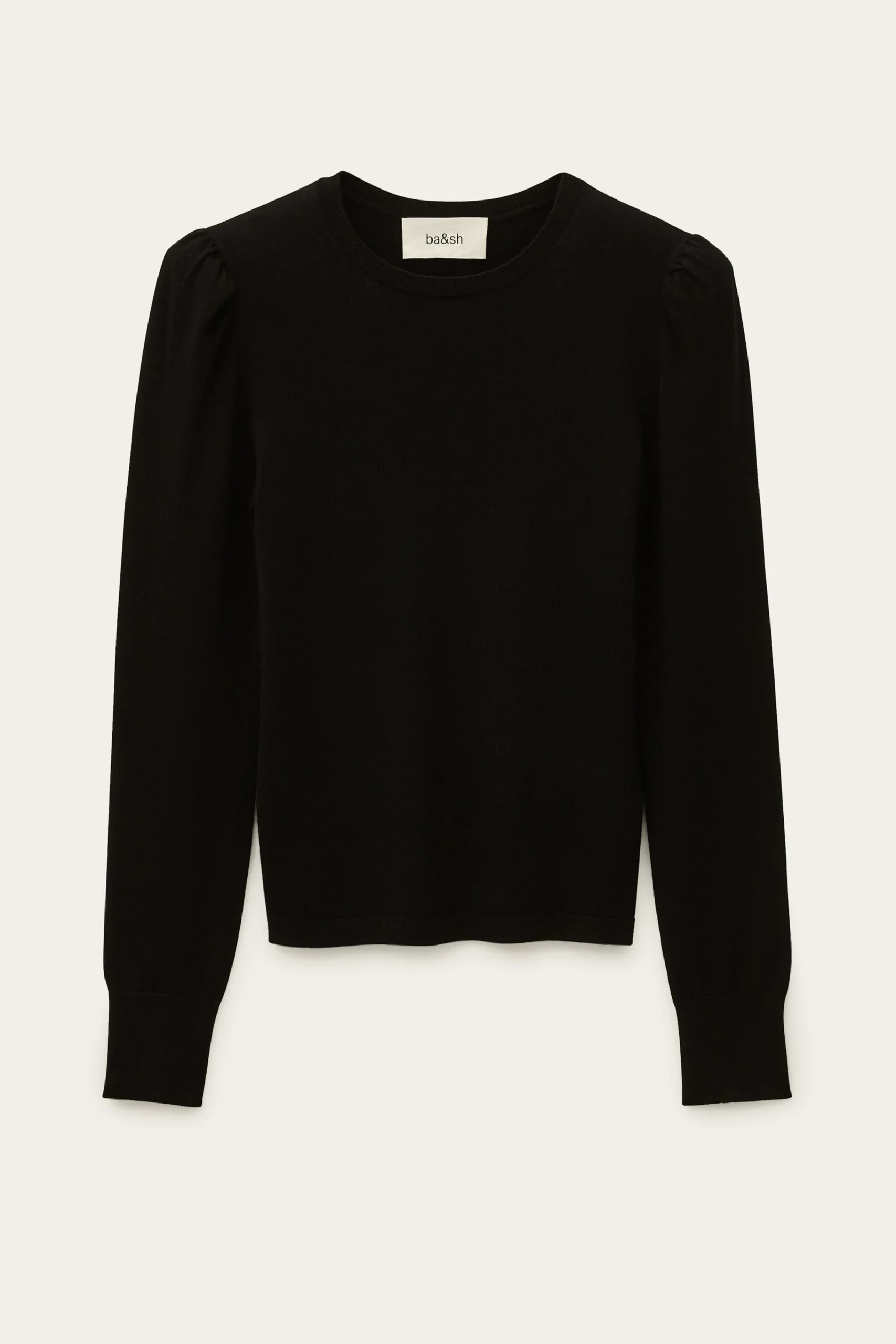 Ba&Sh BRITANIE pull manches ballons NOIR Online