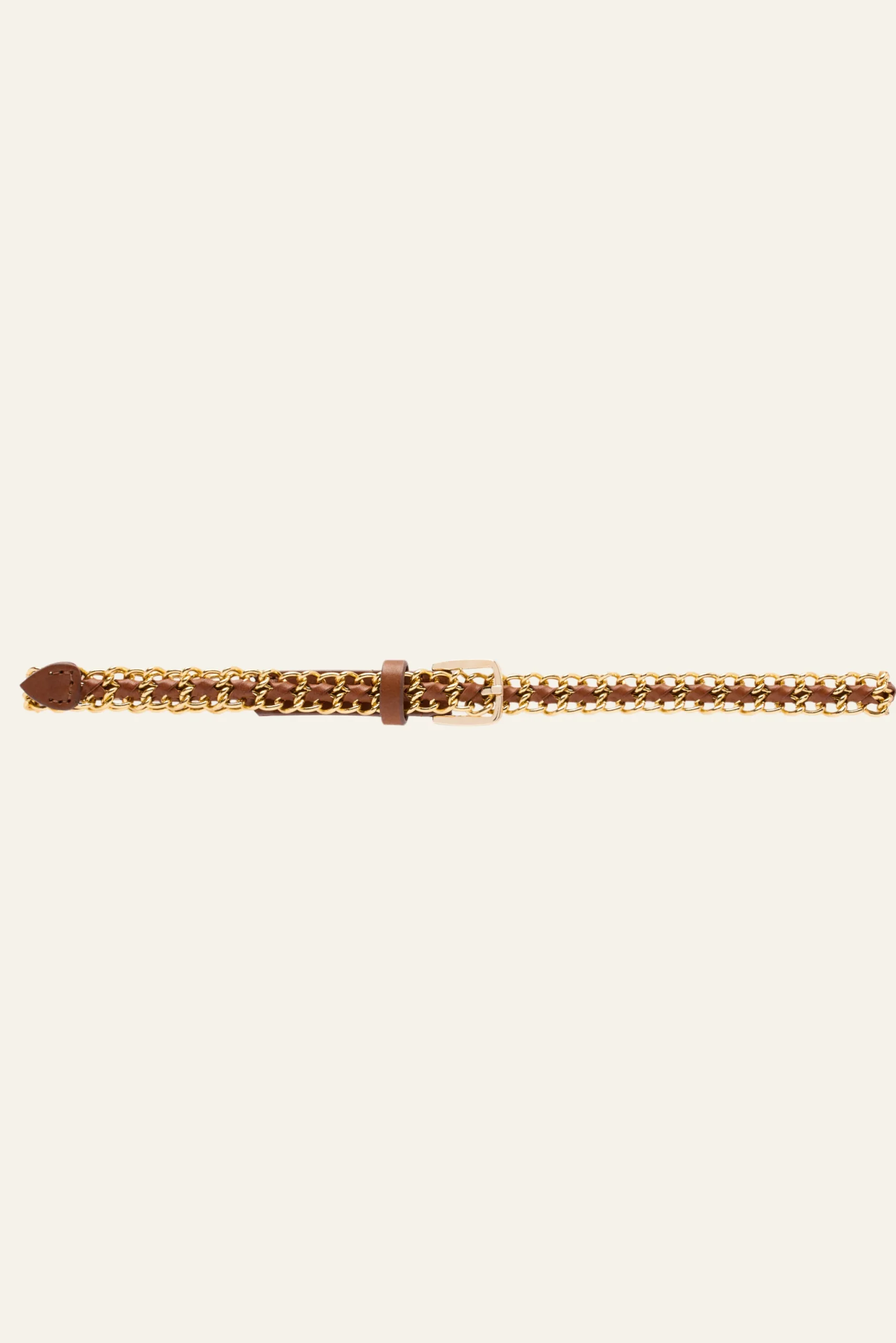 Ba&Sh BROOKE ceinture à maillons MARRON Outlet
