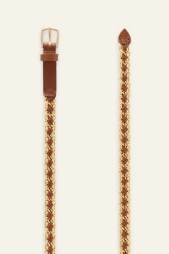 Ba&Sh BROOKE ceinture à maillons MARRON Outlet
