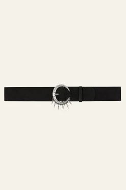Ba&Sh BRUNA ceinture large NOIR Outlet