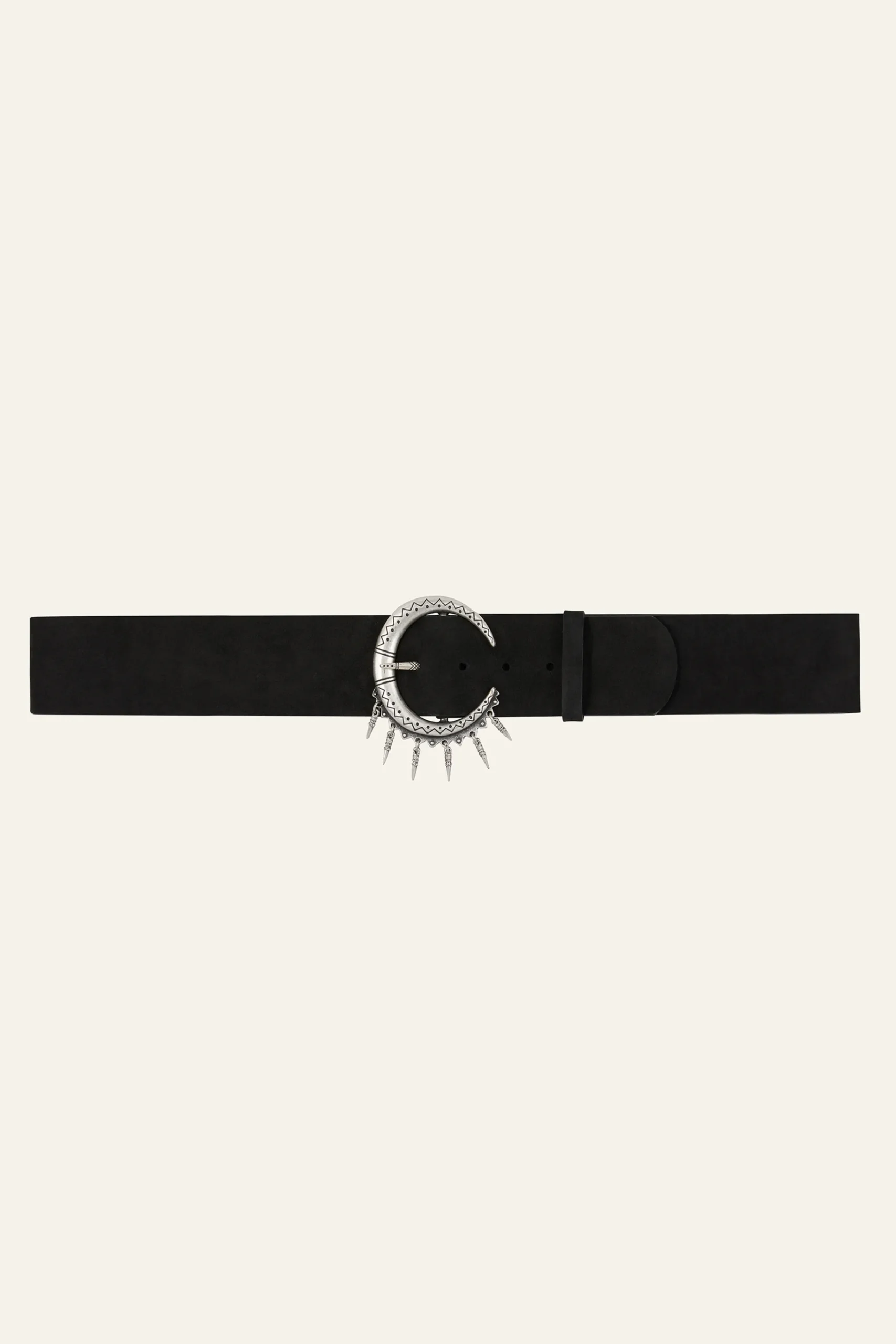 Ba&Sh BRUNA ceinture large NOIR Outlet