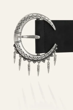 Ba&Sh BRUNA ceinture large NOIR Outlet