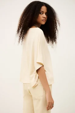 Ba&Sh CACIA t-shirt cape ECRU Sale