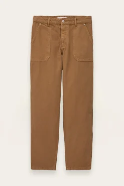 Ba&Sh CALI pantalon carotte MARRON
