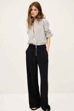 Ba&Sh CARLOS pantalon tailleur large BLEU