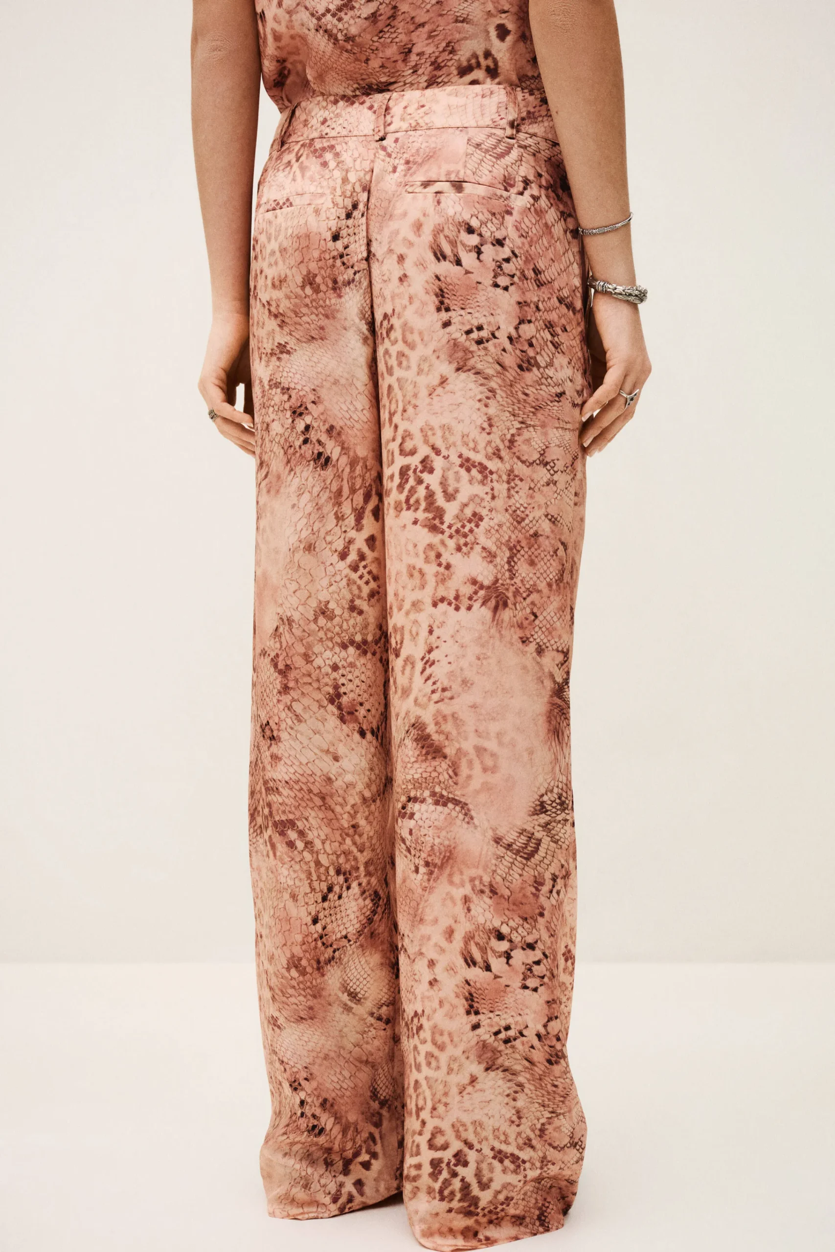 Ba&Sh CARRINA pantalon loose imprimé ROSE Outlet